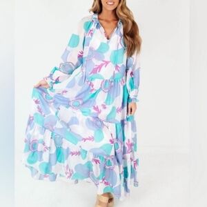 J. Marie Boutique Floral Maxi Dress NEW